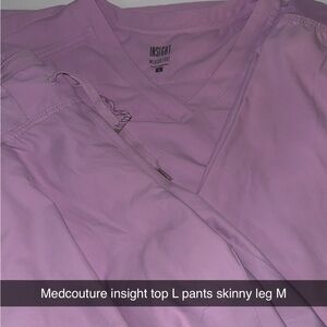 Med Couture Lavender Scrub Set
